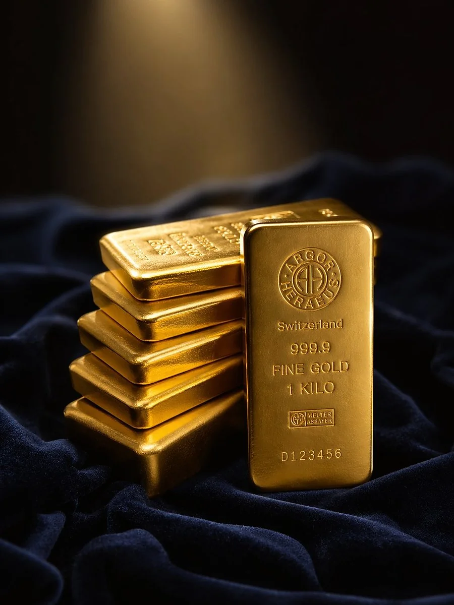 Investment gold bullion bars