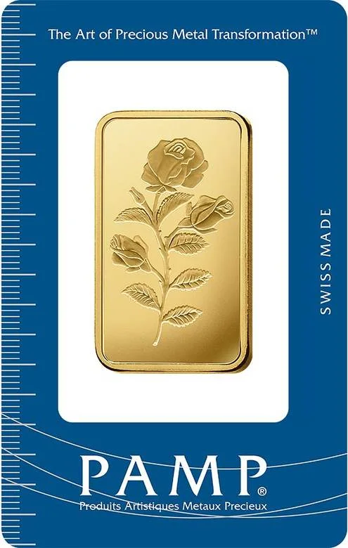 PAMP Rosa Gold 1 Ounce Bar