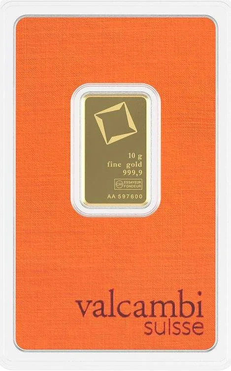 Valcambi 10 Gram Gold Bar