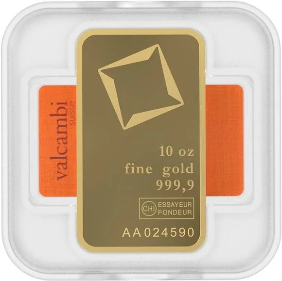 Valcambi 10 Ounce Gold Bar