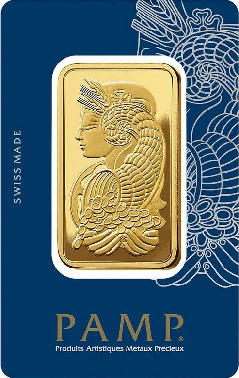 Lady Fortuna 50 Gram Gold Bar