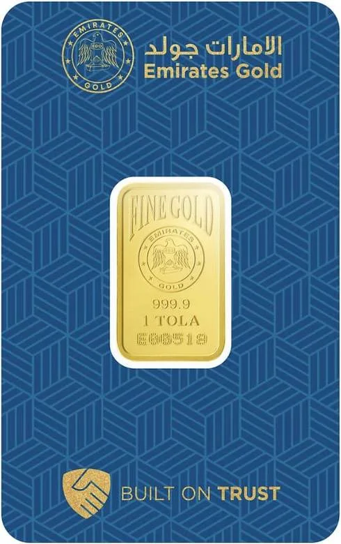 Emirates Gold 1 Tola Gold Bar