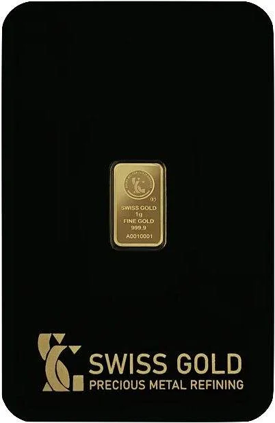 Swiss Gold 1 Gram Bar