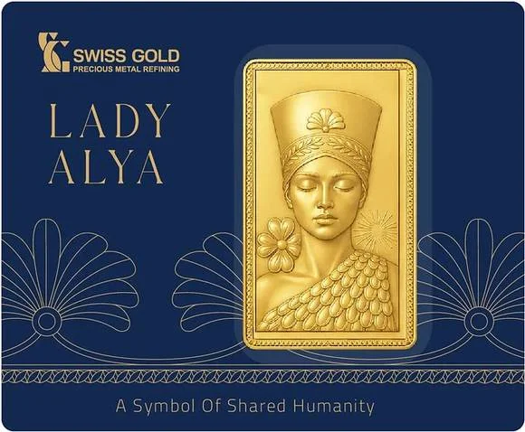 Lady Alya 50 Gram Gold Bar