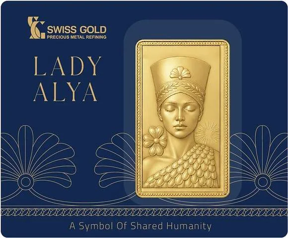 Lady Alya 100 Gram Gold Bar
