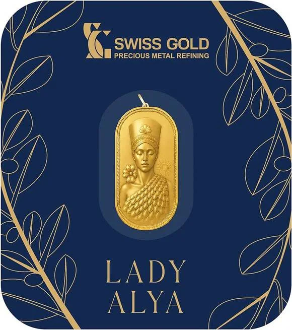 Lady Alya 10 Gram Oval Pendant