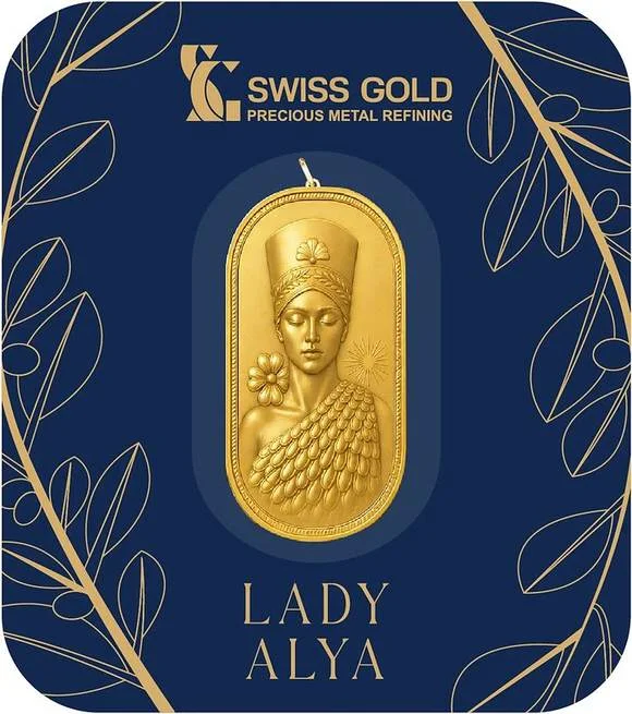 Lady Alya Half Ounce Oval Pendant