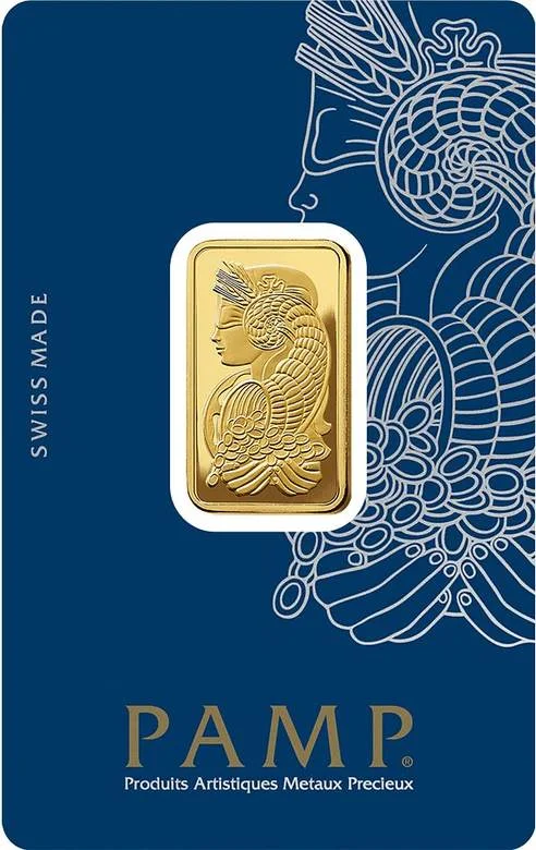 Lady Fortuna 1 Tola Gold Bar