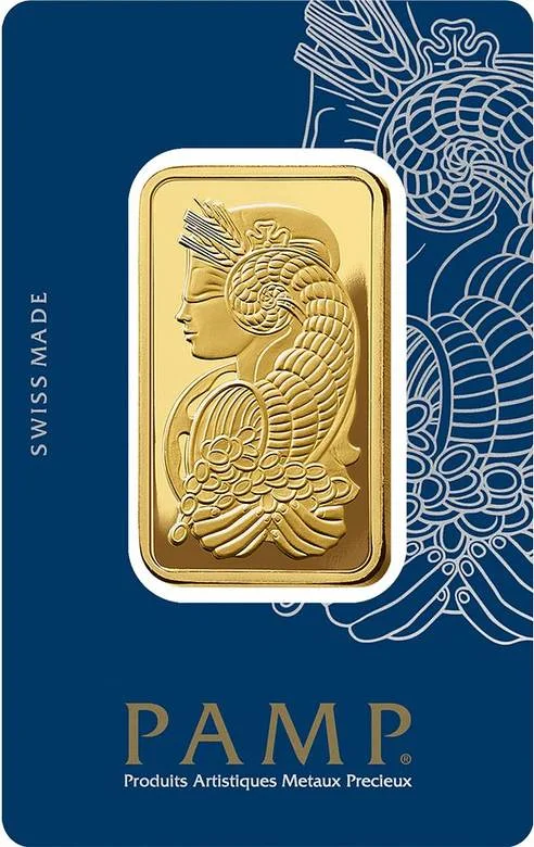 Lady Fortuna 3 Tola Gold Bar