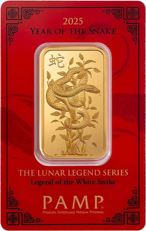 Lunar Year of the Snake 1 oz Gold Bar